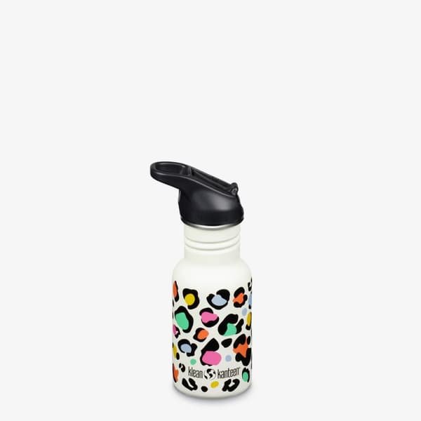 KLEAN KANTEEN CLASSIC NARROW 355 ML FLIP SEAL SPORT CAP Leopard Print