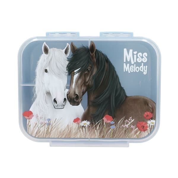 Miss Melody Madkasse med tre rum Heste