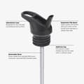 Miniatyrbild 3 av 3: KLEAN KANTEEN CLASSIC NARROW 355 ML FLIP SEAL SPORT CAP Sharks In Shades