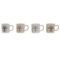 Miniatyrbild 1 av 3: Mugg Home ESPRIT Vit Beige Traditionell Livets träd 330 ml (4 antal)