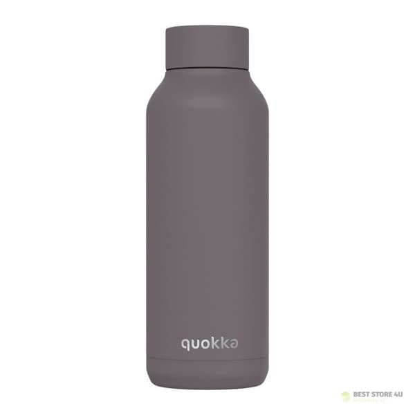 Quokka Solid - Ruostumattomasta teräksestä valmistettu termospullo 510 ml (Harmaa)
