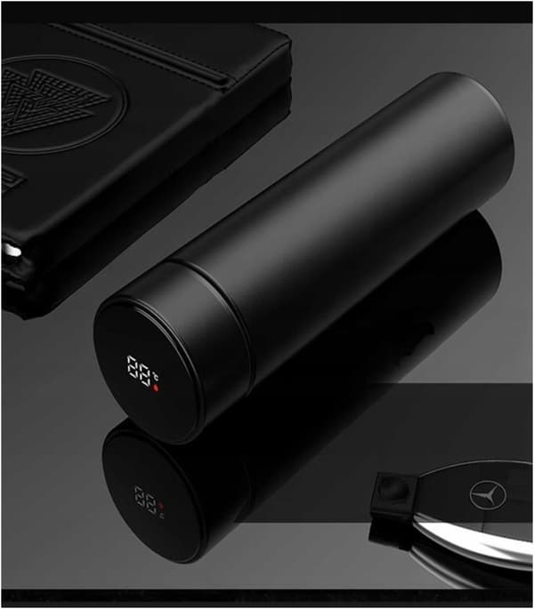 Smart termokrus med LED-display 500 ml - moderne flaske