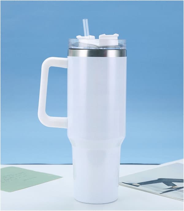 MagiCook VALKOINEN TERMOSMUKI 1200 ML, PILLIKUVIO, USA, valkoinen