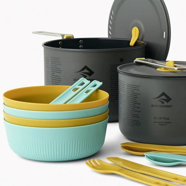 Zestaw naczyń Sea to Summit Frontier UL Two Pot Cook Set 4P 14 stk.
