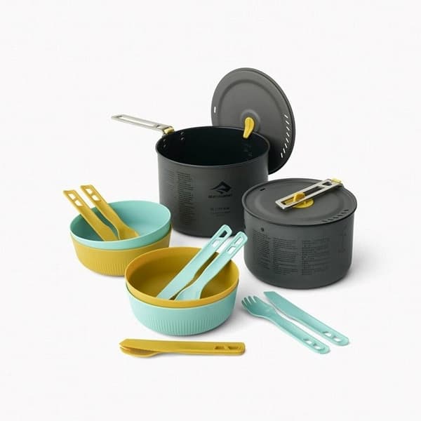Zestaw naczyń Sea to Summit Frontier UL Two Pot Cook Set 4P 14 stk.