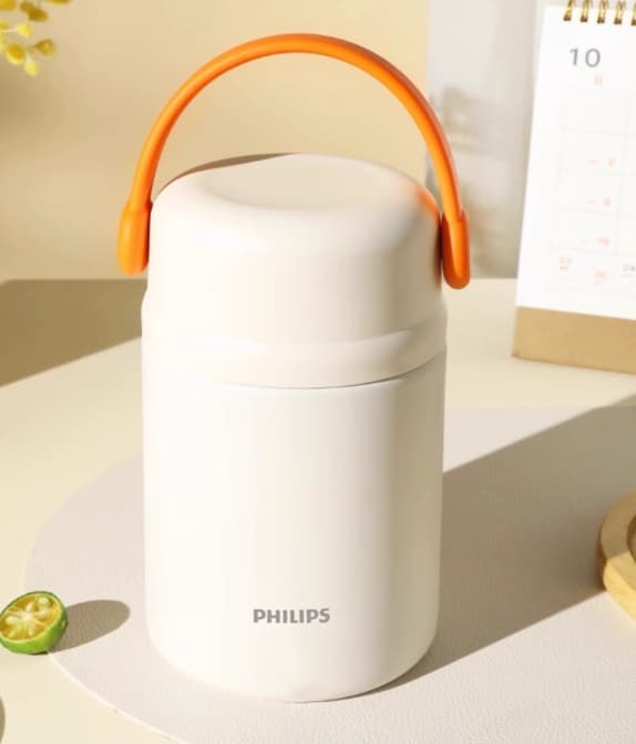 Philips termisk madkasse 316L rustfrit stål gryde kedel isoleret spand madkasse