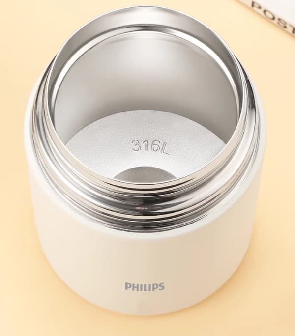 Philips termisk madkasse 316L rustfrit stål gryde kedel isoleret spand madkasse