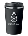 Miniatyrbild 1 av 5: Premium termosmugg med tryck ÄT DRICK TAMAGOTCHI 350ml 0,35l KT_002