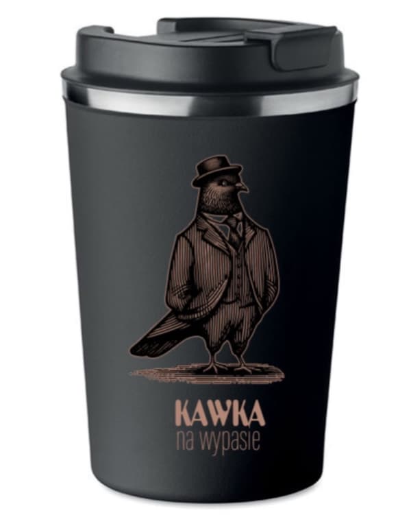 Premium termokrus med tryk COFFEE ON THE GREATEST 350ml 0,35l KT_008