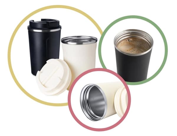 Premium termosmugg med tryck LOADING POWER kaffe 350ml 0,35l KT_011