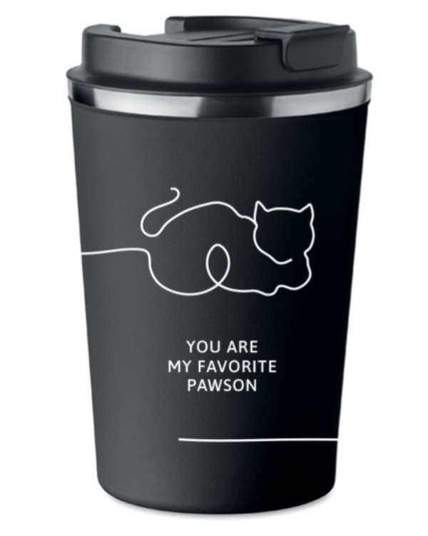 Premium termokrus med print MY FAVORITE Cat 350ml 0,35l KT_017