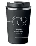 Miniatyrbillede 1 af 6: Premium termokrus med print MY FAVORITE Cat 350ml 0,35l KT_017
