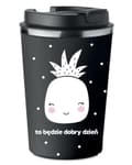 Miniatyrbild 1 av 5: Premium termosmugg med tryck DET KOMMER ATT BLI EN BRA DAG ANANAS 350ml KT_024