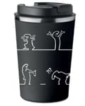 Miniatyrbillede 1 af 5: Premium termokrus med sjovt print LaLinea Balum 350ml KT_026