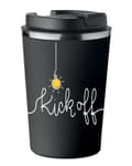 Miniatyrbillede 1 af 5: Premium termokrus med print KICK OFF pære 350ml 0,35l KT_030