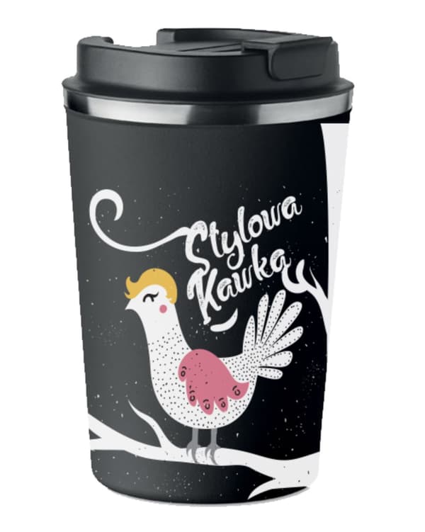 Termomugg premium med tryck STYLISH COFFEE kaffe 350ml 0,35l KT_034