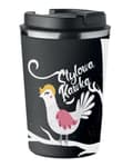 Miniatyrbild 1 av 5: Termomugg premium med tryck STYLISH COFFEE kaffe 350ml 0,35l KT_034