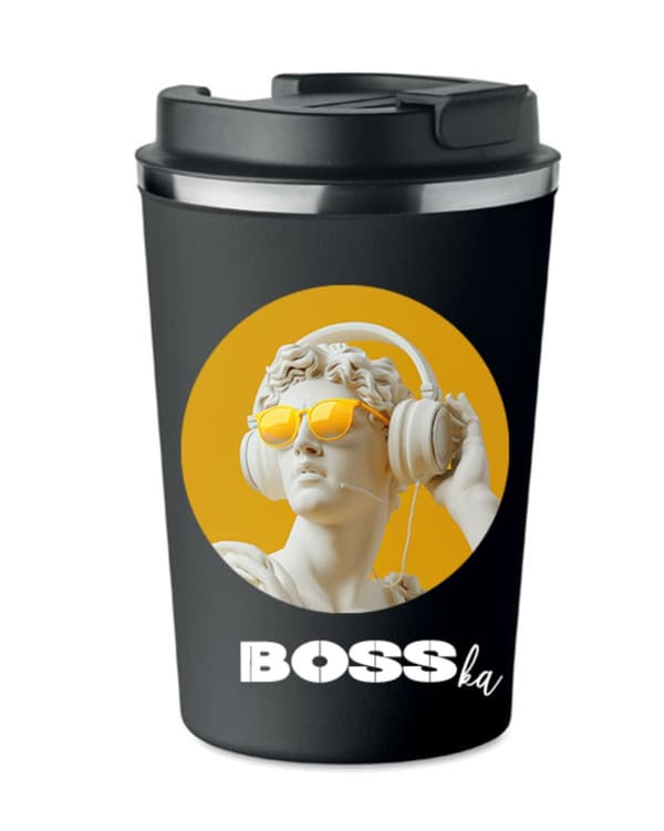 Termomugg premium med tryck BOSSKA Boska presentkaffe 350ml KT_052