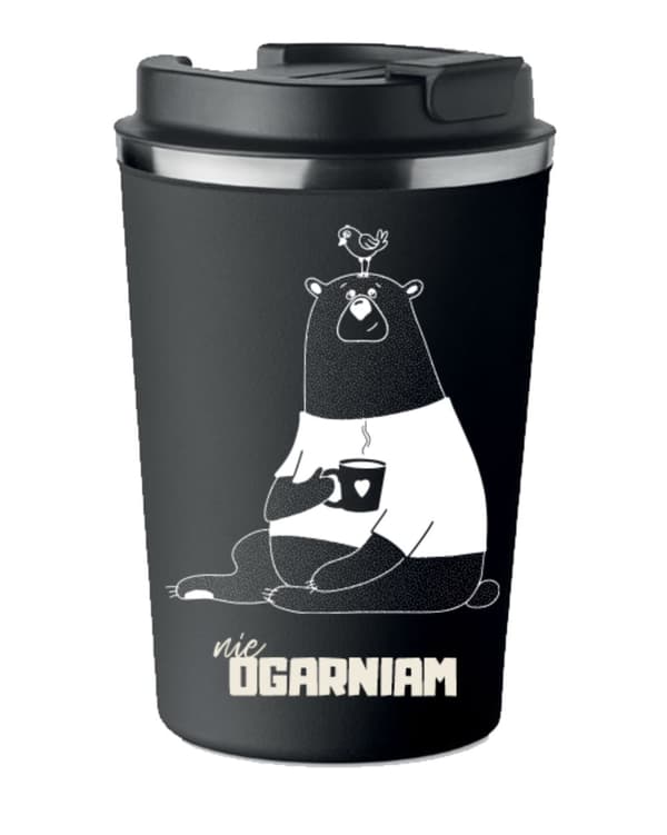 Premium termokrus med sjovt print JEG FORSTÅR DET IKKE bamse 350ml KT_053