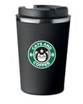 Miniatyrbild 1 av 5: Premium termosmugg med tryck KATTER OCH KAFFE Katter Kaffe 350ml KT_057