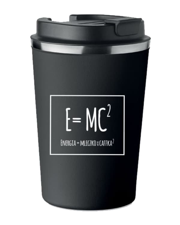 Premium termosmugg med tryck ENERGY MILK COFFEE 350ml KT_059