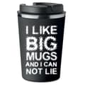 Miniatyrbild 1 av 5: Premium termosmugg med tryck I LIKE STORA MUGGAR för kaffe 350 ml KT_095