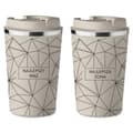 Miniatyrbillede 1 af 5: Sæt med 2 termokrus Premium mand/kone bryllupsgave 350ml KT_105