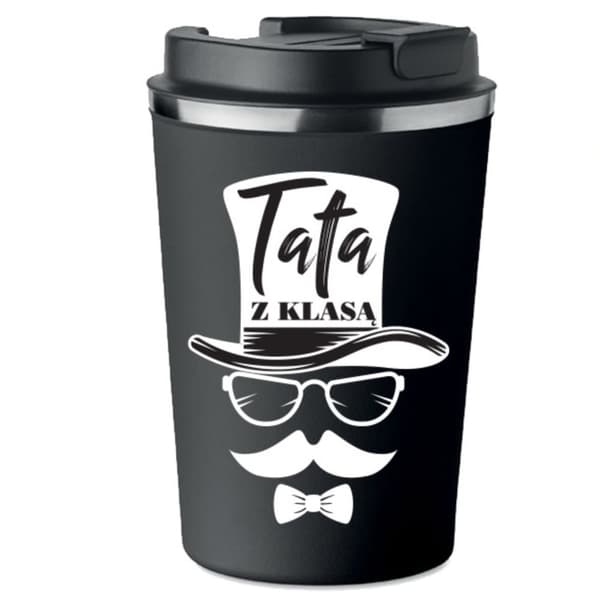 Premium termosmugg med tryck CLASSY DAD Pappagåva 350ml KT_110