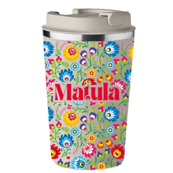 Premium termosmugg beige MATULA present till mamma mors dag KT_177_b