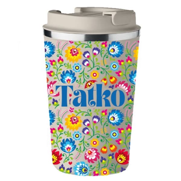 Premium termosmugg beige TATKO present till pappa fars dag KT_178_b