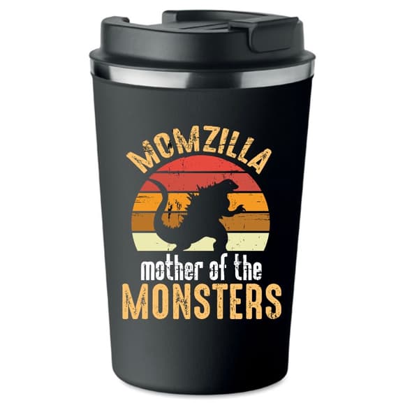 Premium termosmugg MOMZILLA MOTHER MONSTER till mamma Mors dag KT_186