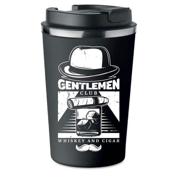Premium-lämpömuki GENTLEMEN CLIB hattu sikari miesten viski KT_187