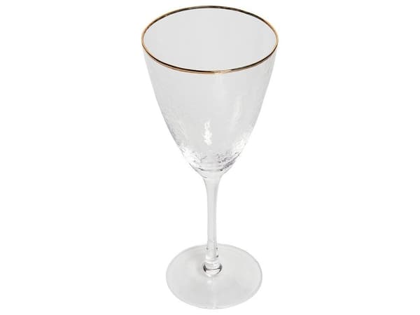 Sæt med 4 vinglas med guldkant, 380 ml, TOPAZ Lumarko!