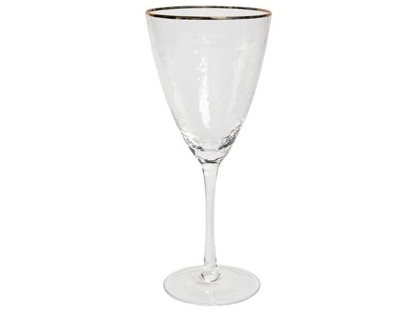 Sæt med 4 vinglas med guldkant, 380 ml, TOPAZ Lumarko!