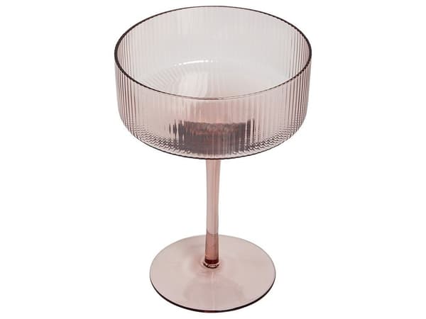 4 samppanjalasin setti, 330 ml, vaaleanpunainen, AMETISTI, Lumarko!