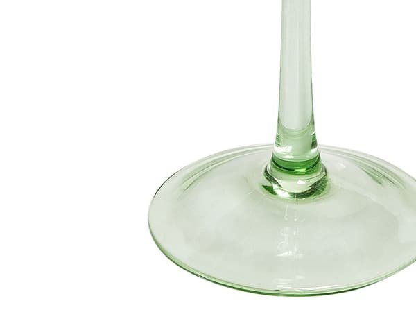 Set med 4 champagneglas 200 ml rosa-gröna DIOPSIDE Lumarko!