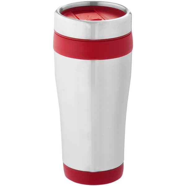 Bullet Elwood Insulated Tumbler (Pack of 2) Silver/Red 17.6 x 8.3 cm