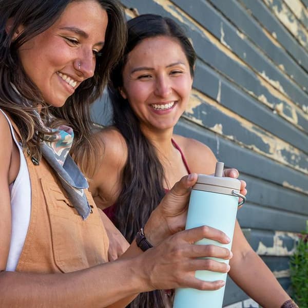KLEAN KANTEEN TKWide 473 ml Twist Cap , termosmugg med sugrör