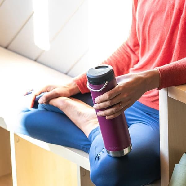 KLEAN KANTEEN TKWide 473 ml Twist Cap , termosmugg med sugrör