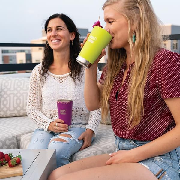 KLEAN KANTEEN INSULATED TUMBLER 473 ML, termosmugg med lock och sugrör