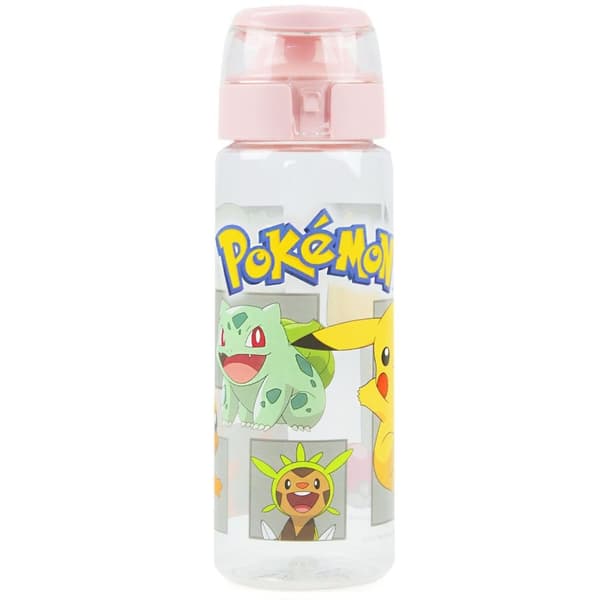 Pokemon Characters Pikachu Bottle Pink One Size