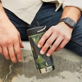 KLEAN KANTEEN TKWide 355 ml Twist Cap, Klean Kanteen termosmugg med sugrör