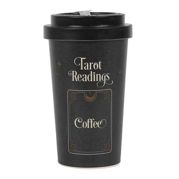 Something Different Tarot Readings Bamboo Travel Mug Black One Size