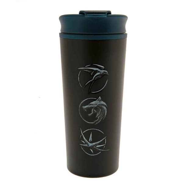 The Witcher Metal Effect Travel Mug