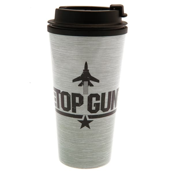 Top Gun Logo Travel Thermal Flask Black/Grey One Size