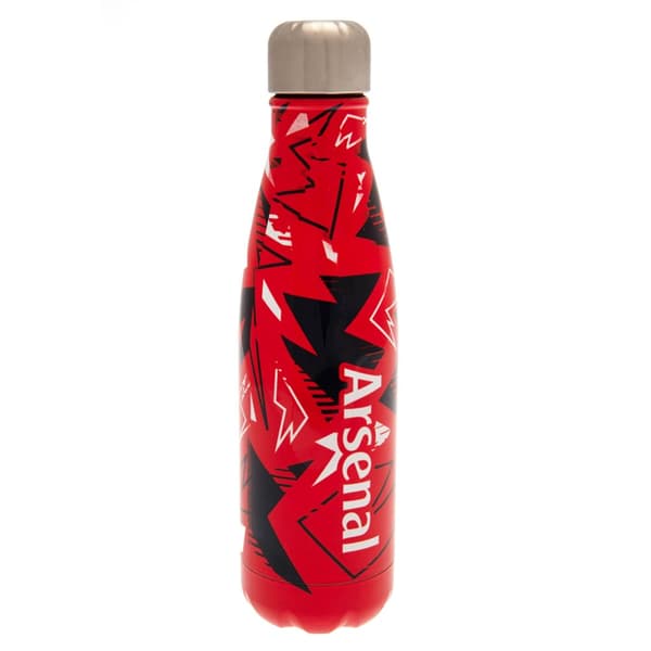 Arsenal FC Broken Fragment Thermal Flask Red/Black One Size