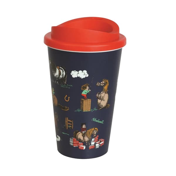 Hy Thelwell Collection Övning ger färdighet 350 ml resemugg Red/Navy One Size