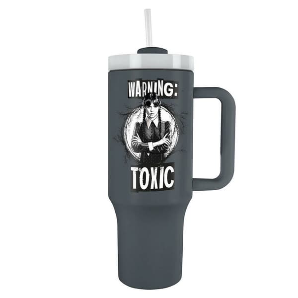 Wednesday Warning Toxic 1.2L Travel Mug