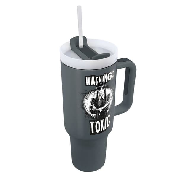 Wednesday Warning Toxic 1.2L Travel Mug