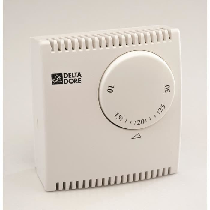 DELTA DORE Tybox 10 230 V kablet mekanisk rumtermostat til kedel